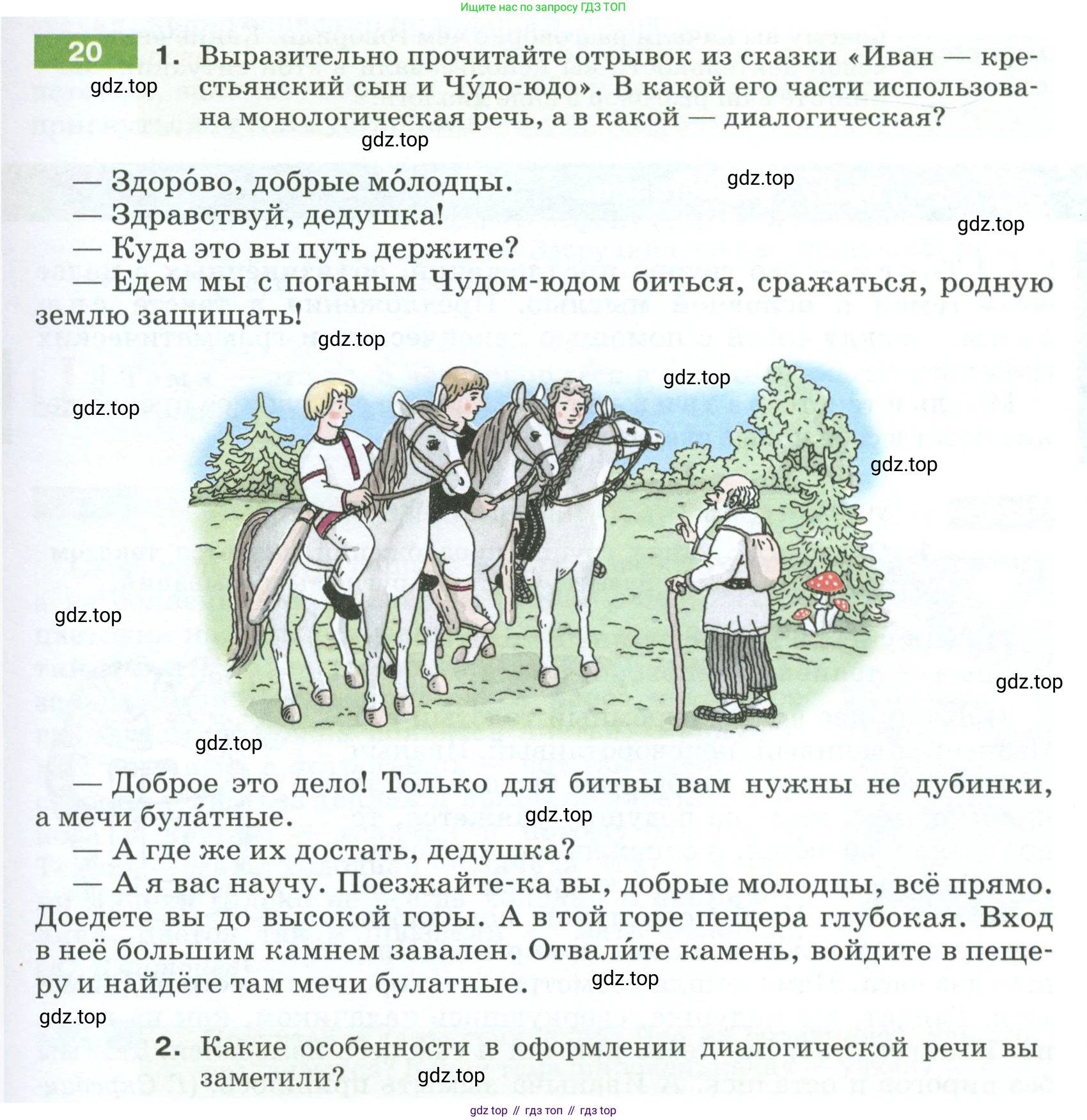 ГДЗ Русский язык, 5 класс Учебник, авторы: Разумовская Маргарита Михайловна, Львова Светлана Ивановна, Капинос Валентина Ивановна, Львов Валентин Витальевич, Богданова Галина Александровна, Тронина Татьяна Сергеевна, Сергеева Наталья Николаевна, издательство Просвещение, Москва, 2023, белого цвета, Часть 1, страница 15, номер 20, Условие 2023