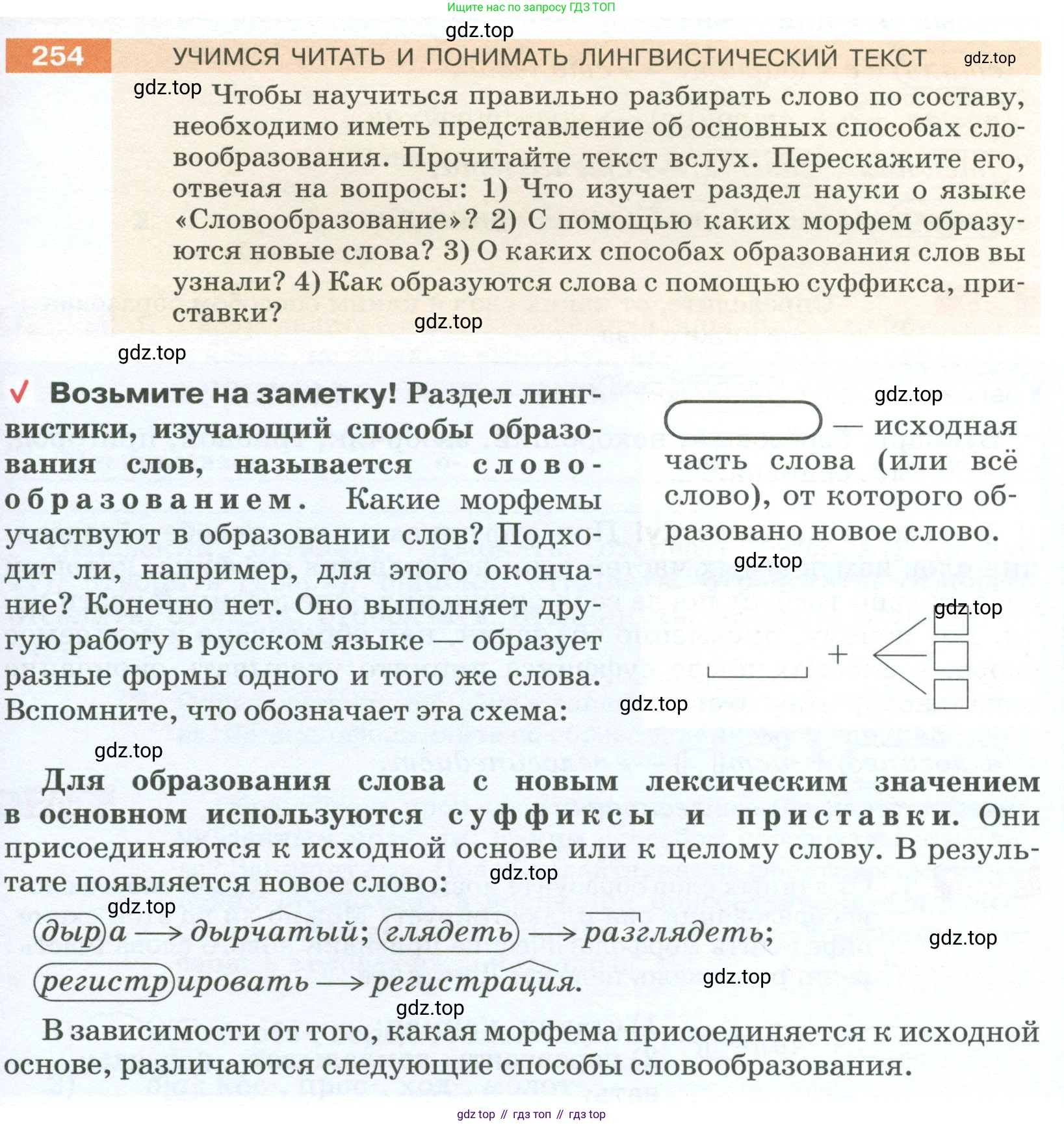 ГДЗ Русский язык, 5 класс Учебник, авторы: Разумовская Маргарита Михайловна, Львова Светлана Ивановна, Капинос Валентина Ивановна, Львов Валентин Витальевич, Богданова Галина Александровна, Тронина Татьяна Сергеевна, Сергеева Наталья Николаевна, издательство Просвещение, Москва, 2023, белого цвета, Часть 1, страница 87, номер 254, Условие 2023
