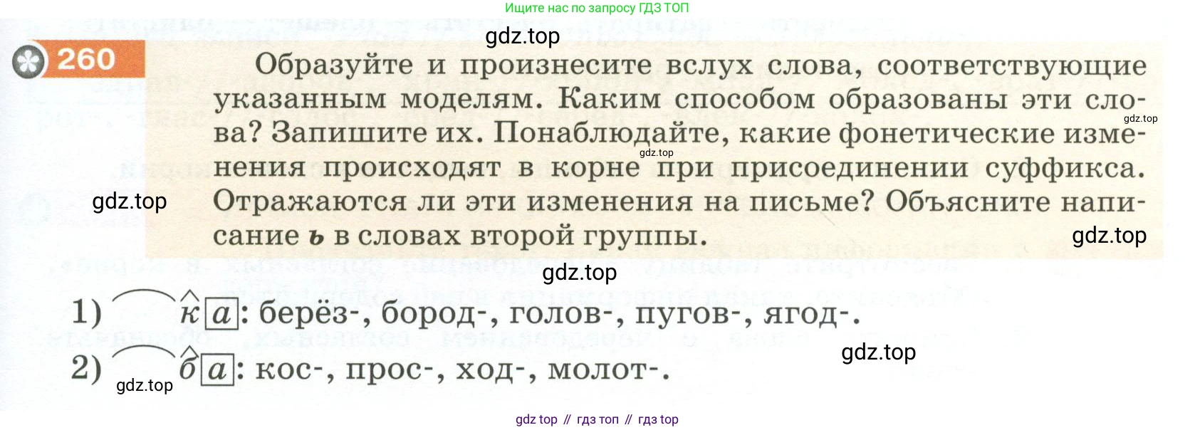 ГДЗ Русский язык, 5 класс Учебник, авторы: Разумовская Маргарита Михайловна, Львова Светлана Ивановна, Капинос Валентина Ивановна, Львов Валентин Витальевич, Богданова Галина Александровна, Тронина Татьяна Сергеевна, Сергеева Наталья Николаевна, издательство Просвещение, Москва, 2023, белого цвета, Часть 1, страница 89, номер 260, Условие 2023