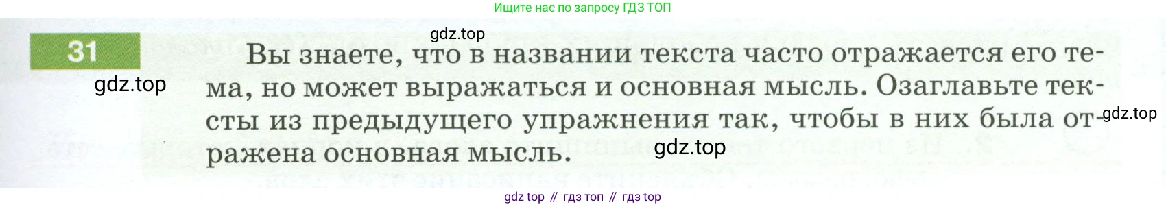 ГДЗ Русский язык, 5 класс Учебник, авторы: Разумовская Маргарита Михайловна, Львова Светлана Ивановна, Капинос Валентина Ивановна, Львов Валентин Витальевич, Богданова Галина Александровна, Тронина Татьяна Сергеевна, Сергеева Наталья Николаевна, издательство Просвещение, Москва, 2023, белого цвета, Часть 1, страница 19, номер 31, Условие 2023