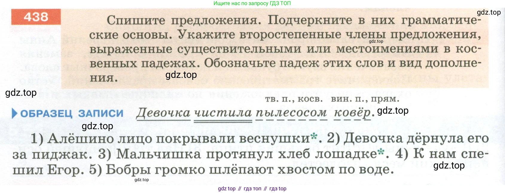 ГДЗ Русский язык, 5 класс Учебник, авторы: Разумовская Маргарита Михайловна, Львова Светлана Ивановна, Капинос Валентина Ивановна, Львов Валентин Витальевич, Богданова Галина Александровна, Тронина Татьяна Сергеевна, Сергеева Наталья Николаевна, издательство Просвещение, Москва, 2023, белого цвета, Часть 2, страница 26, номер 438, Условие 2023