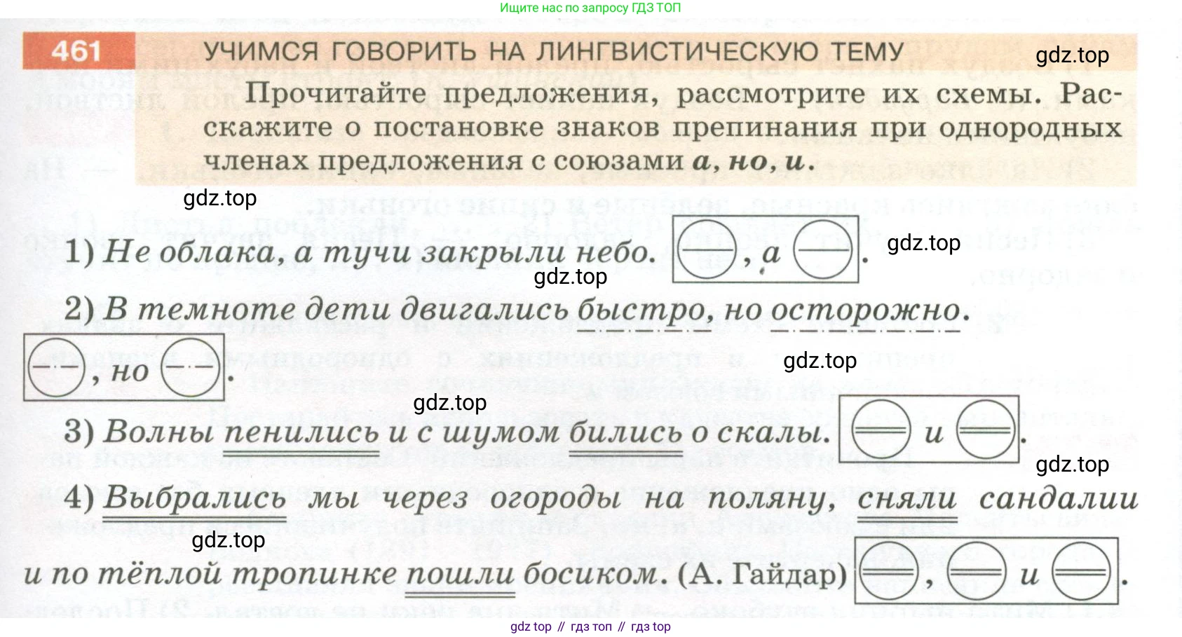 ГДЗ Русский язык, 5 класс Учебник, авторы: Разумовская Маргарита Михайловна, Львова Светлана Ивановна, Капинос Валентина Ивановна, Львов Валентин Витальевич, Богданова Галина Александровна, Тронина Татьяна Сергеевна, Сергеева Наталья Николаевна, издательство Просвещение, Москва, 2023, белого цвета, Часть 2, страница 33, номер 461, Условие 2023