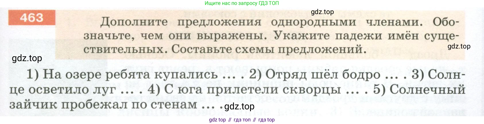 ГДЗ Русский язык, 5 класс Учебник, авторы: Разумовская Маргарита Михайловна, Львова Светлана Ивановна, Капинос Валентина Ивановна, Львов Валентин Витальевич, Богданова Галина Александровна, Тронина Татьяна Сергеевна, Сергеева Наталья Николаевна, издательство Просвещение, Москва, 2023, белого цвета, Часть 2, страница 33, номер 463, Условие 2023