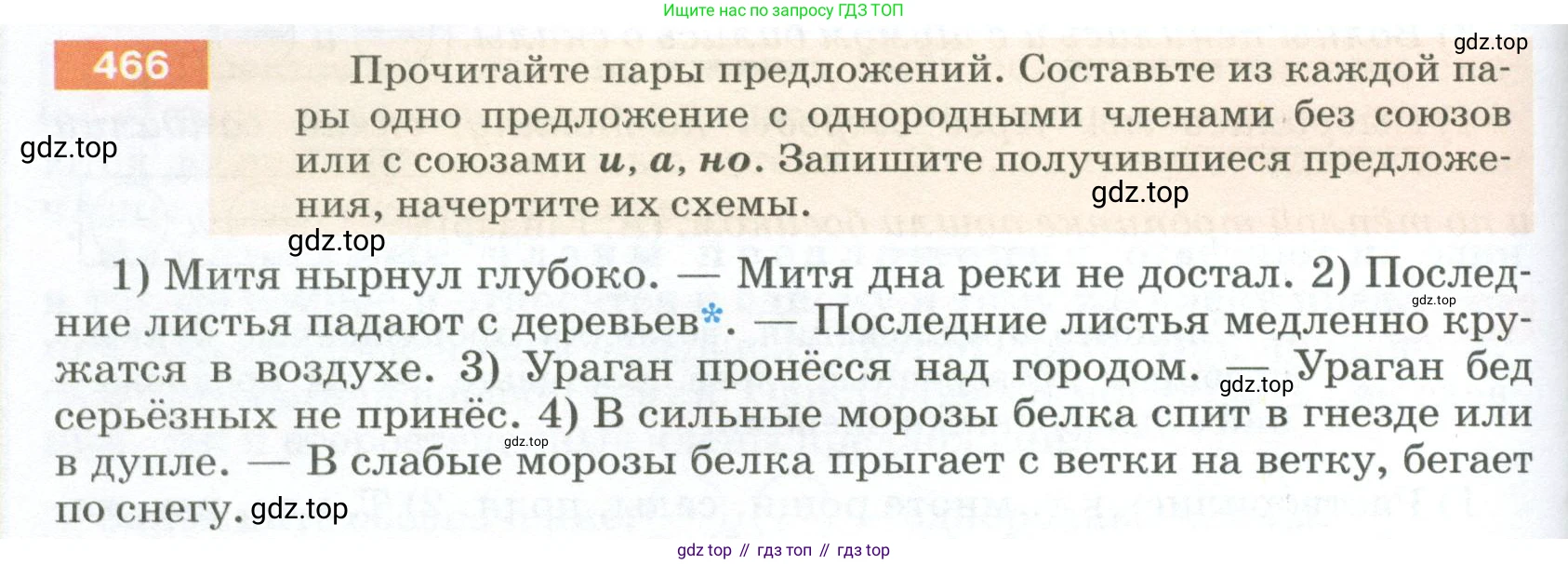 ГДЗ Русский язык, 5 класс Учебник, авторы: Разумовская Маргарита Михайловна, Львова Светлана Ивановна, Капинос Валентина Ивановна, Львов Валентин Витальевич, Богданова Галина Александровна, Тронина Татьяна Сергеевна, Сергеева Наталья Николаевна, издательство Просвещение, Москва, 2023, белого цвета, Часть 2, страница 34, номер 466, Условие 2023