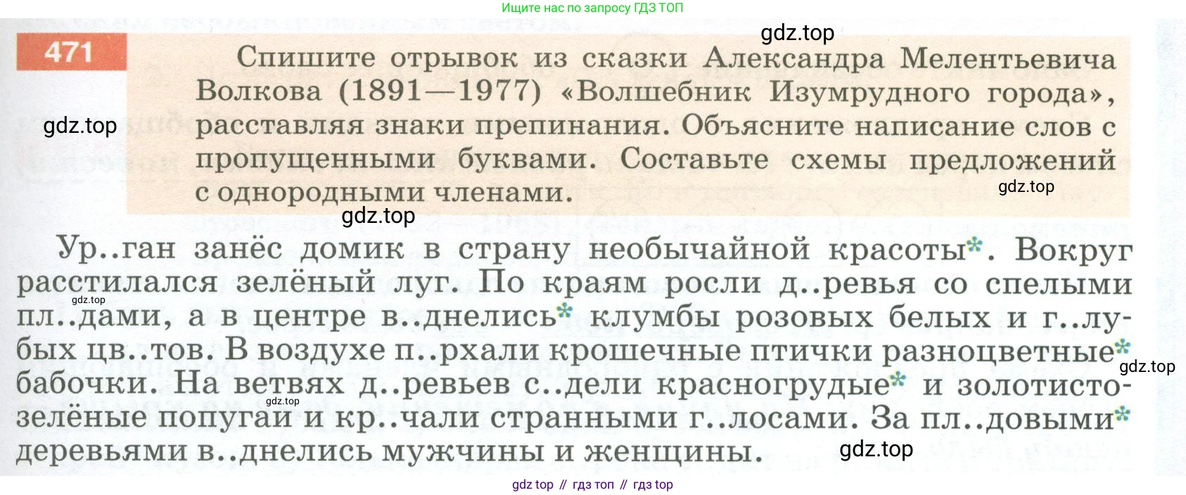 ГДЗ Русский язык, 5 класс Учебник, авторы: Разумовская Маргарита Михайловна, Львова Светлана Ивановна, Капинос Валентина Ивановна, Львов Валентин Витальевич, Богданова Галина Александровна, Тронина Татьяна Сергеевна, Сергеева Наталья Николаевна, издательство Просвещение, Москва, 2023, белого цвета, Часть 2, страница 35, номер 471, Условие 2023
