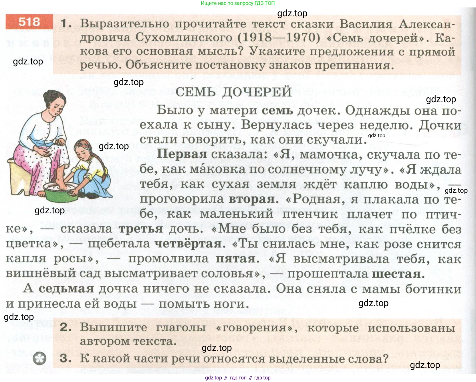 ГДЗ Русский язык, 5 класс Учебник, авторы: Разумовская Маргарита Михайловна, Львова Светлана Ивановна, Капинос Валентина Ивановна, Львов Валентин Витальевич, Богданова Галина Александровна, Тронина Татьяна Сергеевна, Сергеева Наталья Николаевна, издательство Просвещение, Москва, 2023, белого цвета, Часть 2, страница 50, номер 518, Условие 2023