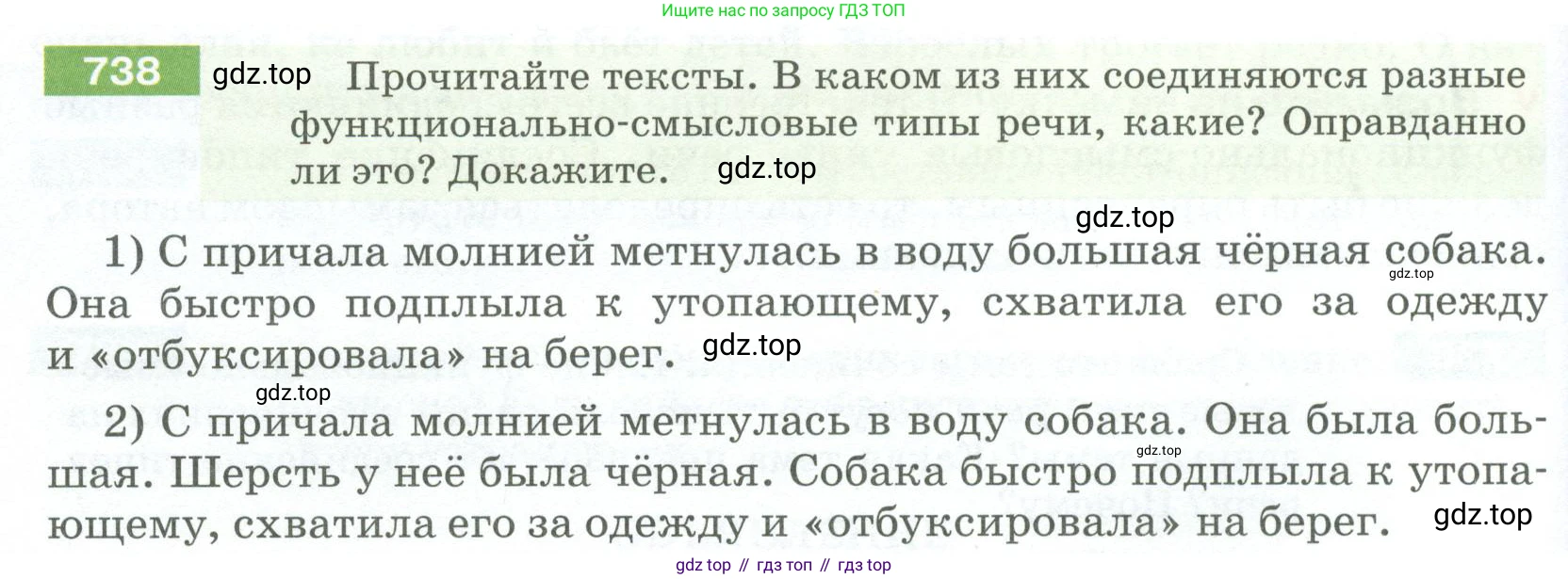 ГДЗ Русский язык, 5 класс Учебник, авторы: Разумовская Маргарита Михайловна, Львова Светлана Ивановна, Капинос Валентина Ивановна, Львов Валентин Витальевич, Богданова Галина Александровна, Тронина Татьяна Сергеевна, Сергеева Наталья Николаевна, издательство Просвещение, Москва, 2023, белого цвета, Часть 2, страница 126, номер 738, Условие 2023