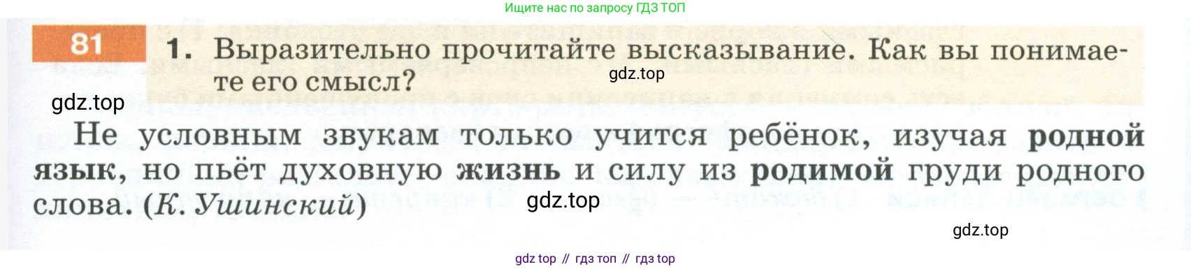 ГДЗ Русский язык, 5 класс Учебник, авторы: Разумовская Маргарита Михайловна, Львова Светлана Ивановна, Капинос Валентина Ивановна, Львов Валентин Витальевич, Богданова Галина Александровна, Тронина Татьяна Сергеевна, Сергеева Наталья Николаевна, издательство Просвещение, Москва, 2023, белого цвета, Часть 1, страница 35, номер 81, Условие 2023