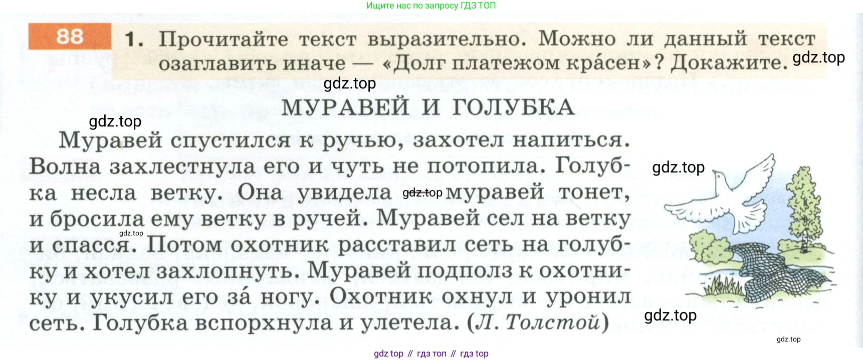 ГДЗ Русский язык, 5 класс Учебник, авторы: Разумовская Маргарита Михайловна, Львова Светлана Ивановна, Капинос Валентина Ивановна, Львов Валентин Витальевич, Богданова Галина Александровна, Тронина Татьяна Сергеевна, Сергеева Наталья Николаевна, издательство Просвещение, Москва, 2023, белого цвета, Часть 1, страница 38, номер 88, Условие 2023
