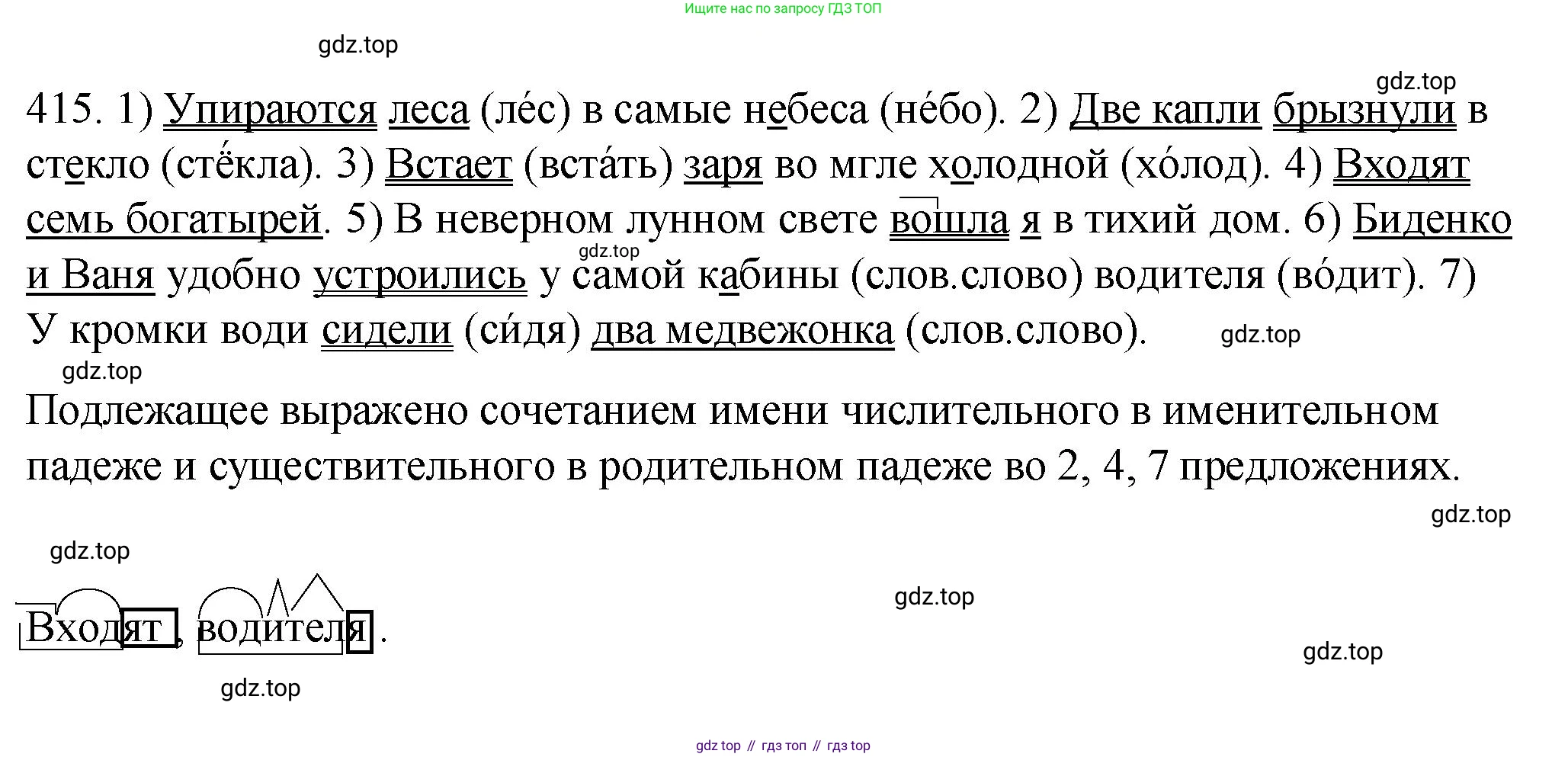 ГДЗ Русский язык, 5 класс Учебник, авторы: Разумовская Маргарита Михайловна, Львова Светлана Ивановна, Капинос Валентина Ивановна, Львов Валентин Витальевич, Богданова Галина Александровна, Тронина Татьяна Сергеевна, Сергеева Наталья Николаевна, издательство Просвещение, Москва, 2023, белого цвета, Часть 2, страница 19, номер 415, Решение 1 (2023)