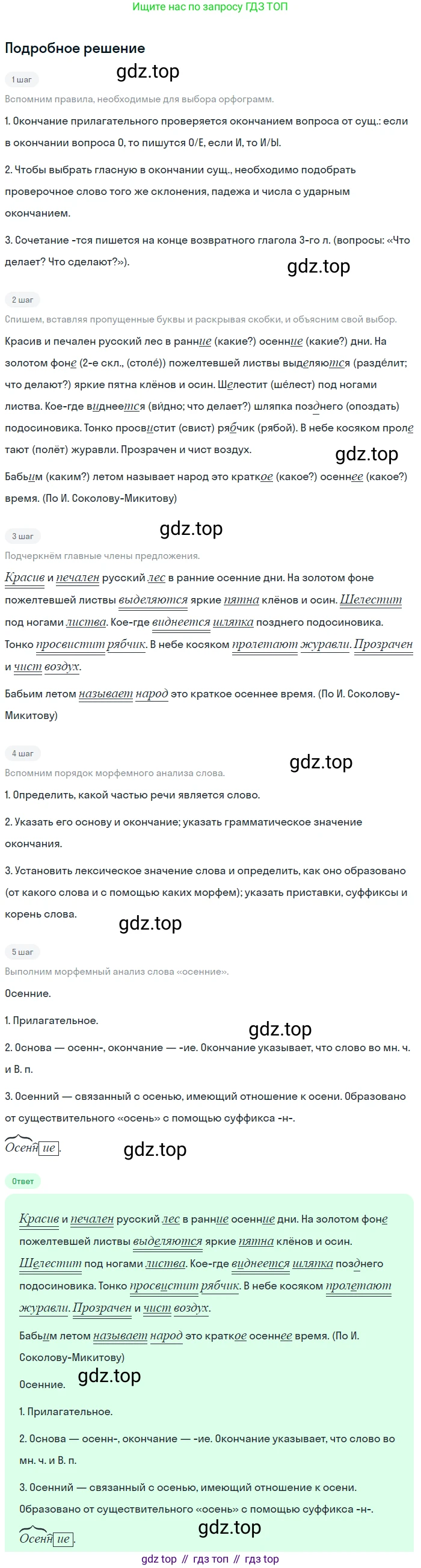 ГДЗ Русский язык, 5 класс Учебник, авторы: Разумовская Маргарита Михайловна, Львова Светлана Ивановна, Капинос Валентина Ивановна, Львов Валентин Витальевич, Богданова Галина Александровна, Тронина Татьяна Сергеевна, Сергеева Наталья Николаевна, издательство Просвещение, Москва, 2023, белого цвета, Часть 2, страница 21, номер 421, Решение 2 (2023)