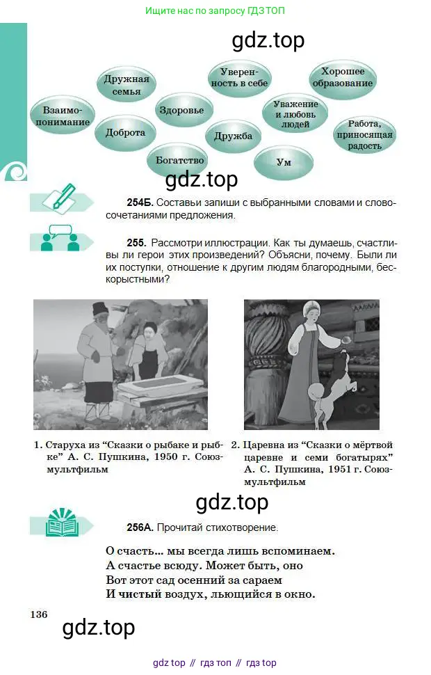 Русский язык, 5 класс Учебник, авторы: Сабитова Зинаида Какбаевна, Скляренко Ксения Сергеевна, издательство Мектеп, Алматы, 2018, Часть 1, страница 136