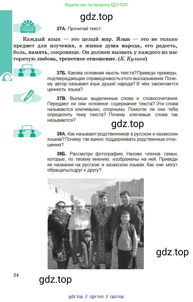 Русский язык, 5 класс Учебник, авторы: Сабитова Зинаида Какбаевна, Скляренко Ксения Сергеевна, издательство Мектеп, Алматы, 2018, Часть 1, страница 24