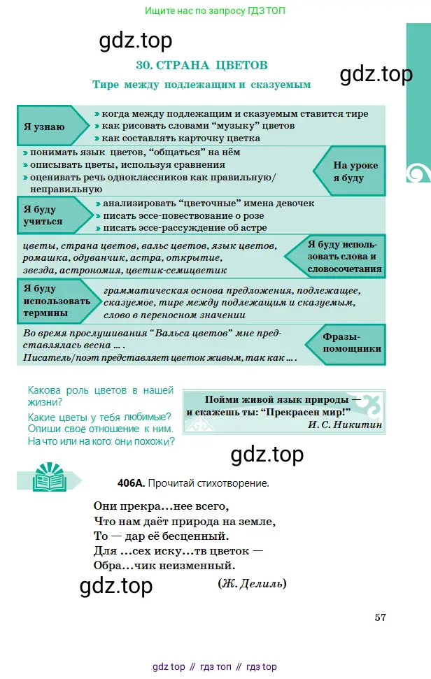 Русский язык, 5 класс Учебник, авторы: Сабитова Зинаида Какбаевна, Скляренко Ксения Сергеевна, издательство Мектеп, Алматы, 2018, Часть 2, страница 57