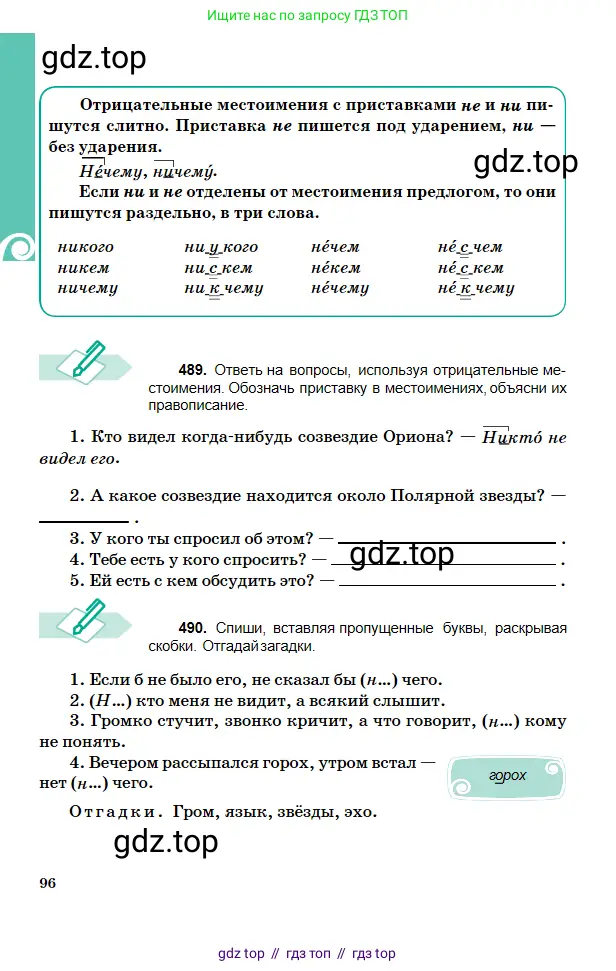 Русский язык, 5 класс Учебник, авторы: Сабитова Зинаида Какбаевна, Скляренко Ксения Сергеевна, издательство Мектеп, Алматы, 2018, Часть 2, страница 96