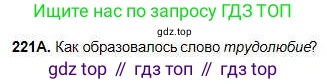 Русский язык, 5 класс Учебник, авторы: Сабитова Зинаида Какбаевна, Скляренко Ксения Сергеевна, издательство Мектеп, Алматы, 2018, Часть 1, страница 121, номер 221А, Условие