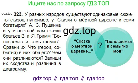 Русский язык, 5 класс Учебник, авторы: Сабитова Зинаида Какбаевна, Скляренко Ксения Сергеевна, издательство Мектеп, Алматы, 2018, Часть 2, страница 13, номер 323, Условие