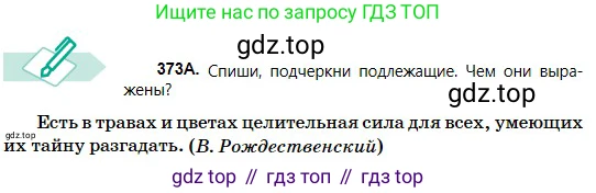 Русский язык, 5 класс Учебник, авторы: Сабитова Зинаида Какбаевна, Скляренко Ксения Сергеевна, издательство Мектеп, Алматы, 2018, Часть 2, страница 42, номер 373А, Условие
