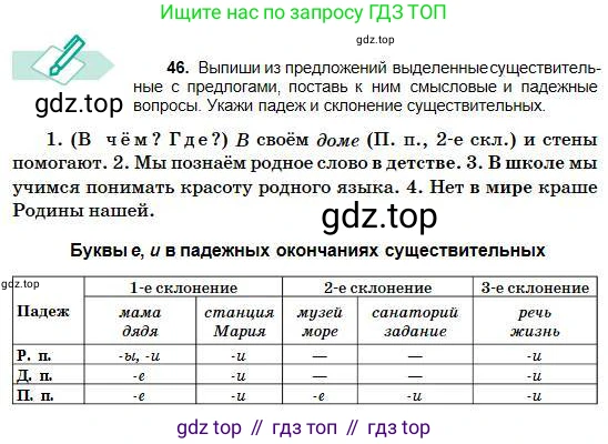 Русский язык, 5 класс Учебник, авторы: Сабитова Зинаида Какбаевна, Скляренко Ксения Сергеевна, издательство Мектеп, Алматы, 2018, Часть 1, страница 28, номер 46, Условие