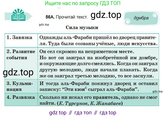 Русский язык, 5 класс Учебник, авторы: Сабитова Зинаида Какбаевна, Скляренко Ксения Сергеевна, издательство Мектеп, Алматы, 2018, Часть 1, страница 35, номер 56А, Условие