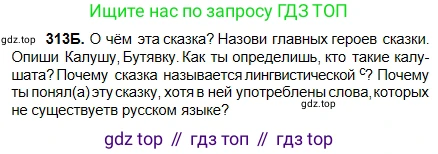 Русский язык, 5 класс Учебник, авторы: Сабитова Зинаида Какбаевна, Скляренко Ксения Сергеевна, издательство Мектеп, Алматы, 2018, Часть 2, страница 8, номер 313Б, Условие