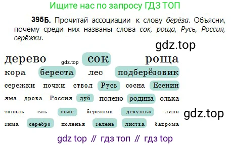 Русский язык, 5 класс Учебник, авторы: Сабитова Зинаида Какбаевна, Скляренко Ксения Сергеевна, издательство Мектеп, Алматы, 2018, Часть 2, страница 53, номер 395Б, Условие