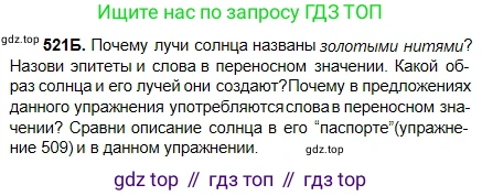 Русский язык, 5 класс Учебник, авторы: Сабитова Зинаида Какбаевна, Скляренко Ксения Сергеевна, издательство Мектеп, Алматы, 2018, Часть 2, страница 111, номер 521Б, Условие