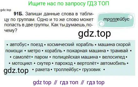 Русский язык, 5 класс Учебник, авторы: Сабитова Зинаида Какбаевна, Скляренко Ксения Сергеевна, издательство Мектеп, Алматы, 2018, Часть 1, страница 57, номер 91Б, Условие