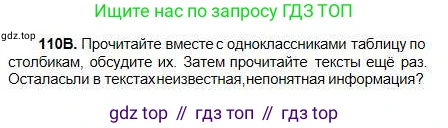 Русский язык, 5 класс Учебник, авторы: Сабитова Зинаида Какбаевна, Скляренко Ксения Сергеевна, издательство Мектеп, Алматы, 2018, Часть 1, страница 66, номер 110В, Условие