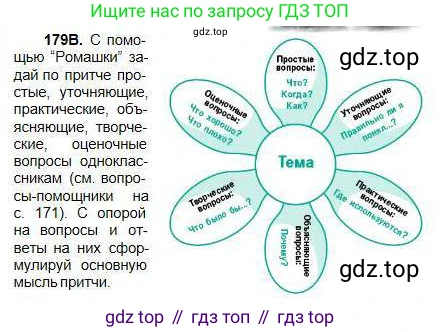 Русский язык, 5 класс Учебник, авторы: Сабитова Зинаида Какбаевна, Скляренко Ксения Сергеевна, издательство Мектеп, Алматы, 2018, Часть 1, страница 99, номер 179В, Условие