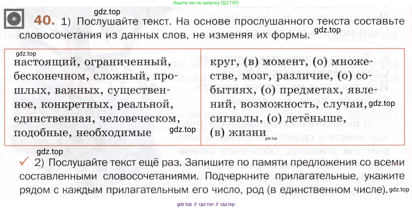 ГДЗ Русский язык, 5 класс Учебник, авторы: Шмелёв Алексей Дмитриевич, Флоренская Эльза Александровна, Габович Фаина Ефимовна, Савчук Лариса Олеговна(2), Шмелёва Елена Яковлевна, издательство Просвещение, Москва, 2021, Часть 1, страница 27, номер 40, Условие