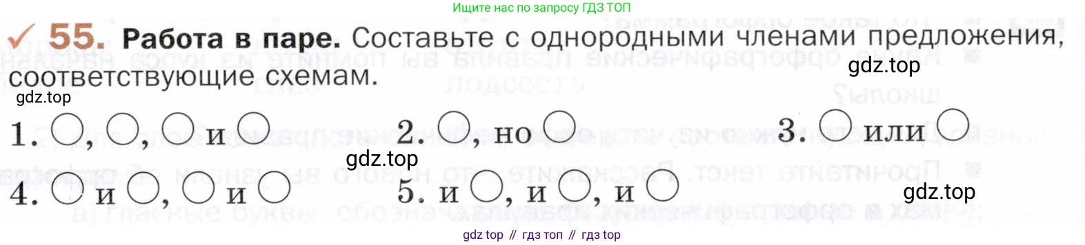 ГДЗ Русский язык, 5 класс Учебник, авторы: Шмелёв Алексей Дмитриевич, Флоренская Эльза Александровна, Габович Фаина Ефимовна, Савчук Лариса Олеговна(2), Шмелёва Елена Яковлевна, издательство Просвещение, Москва, 2021, Часть 1, страница 35, номер 55, Условие