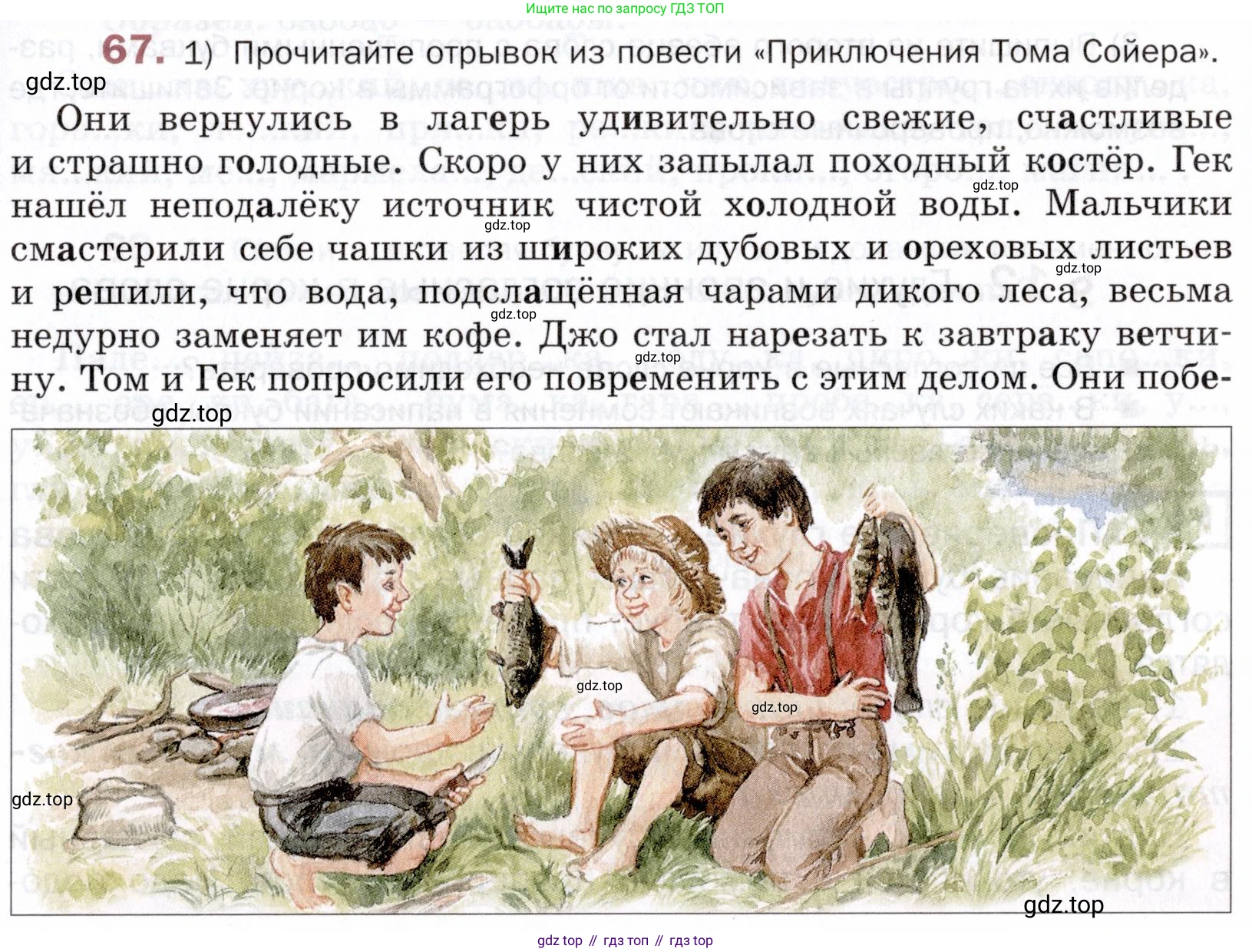 ГДЗ Русский язык, 5 класс Учебник, авторы: Шмелёв Алексей Дмитриевич, Флоренская Эльза Александровна, Габович Фаина Ефимовна, Савчук Лариса Олеговна(2), Шмелёва Елена Яковлевна, издательство Просвещение, Москва, 2021, Часть 1, страница 41, номер 67, Условие