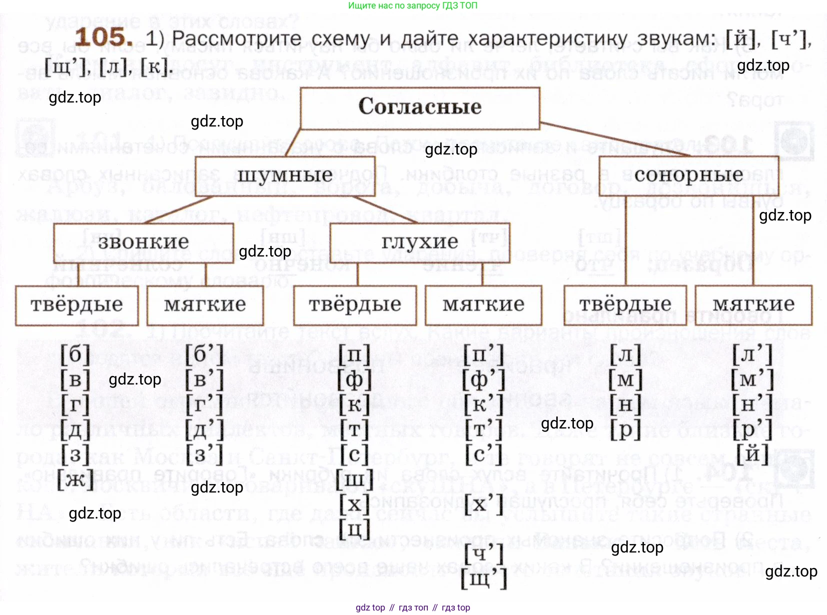 ГДЗ Русский язык, 5 класс Учебник, авторы: Шмелёв Алексей Дмитриевич, Флоренская Эльза Александровна, Габович Фаина Ефимовна, Савчук Лариса Олеговна(2), Шмелёва Елена Яковлевна, издательство Просвещение, Москва, 2021, Часть 1, страница 132, номер 105, Условие