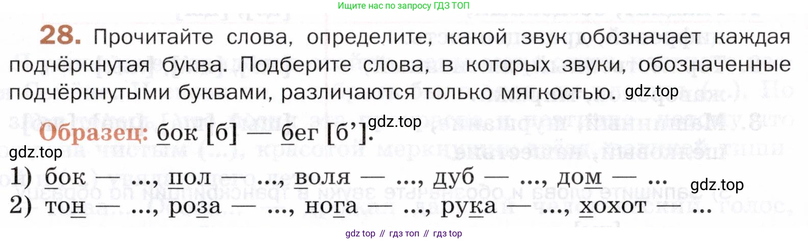ГДЗ Русский язык, 5 класс Учебник, авторы: Шмелёв Алексей Дмитриевич, Флоренская Эльза Александровна, Габович Фаина Ефимовна, Савчук Лариса Олеговна(2), Шмелёва Елена Яковлевна, издательство Просвещение, Москва, 2021, Часть 1, страница 87, номер 28, Условие