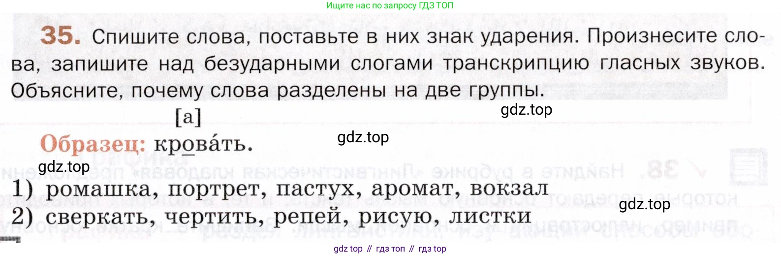 ГДЗ Русский язык, 5 класс Учебник, авторы: Шмелёв Алексей Дмитриевич, Флоренская Эльза Александровна, Габович Фаина Ефимовна, Савчук Лариса Олеговна(2), Шмелёва Елена Яковлевна, издательство Просвещение, Москва, 2021, Часть 1, страница 91, номер 35, Условие