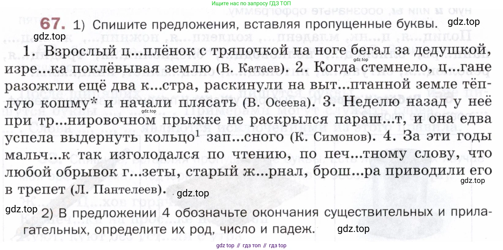 ГДЗ Русский язык, 5 класс Учебник, авторы: Шмелёв Алексей Дмитриевич, Флоренская Эльза Александровна, Габович Фаина Ефимовна, Савчук Лариса Олеговна(2), Шмелёва Елена Яковлевна, издательство Просвещение, Москва, 2021, Часть 1, страница 108, номер 67, Условие