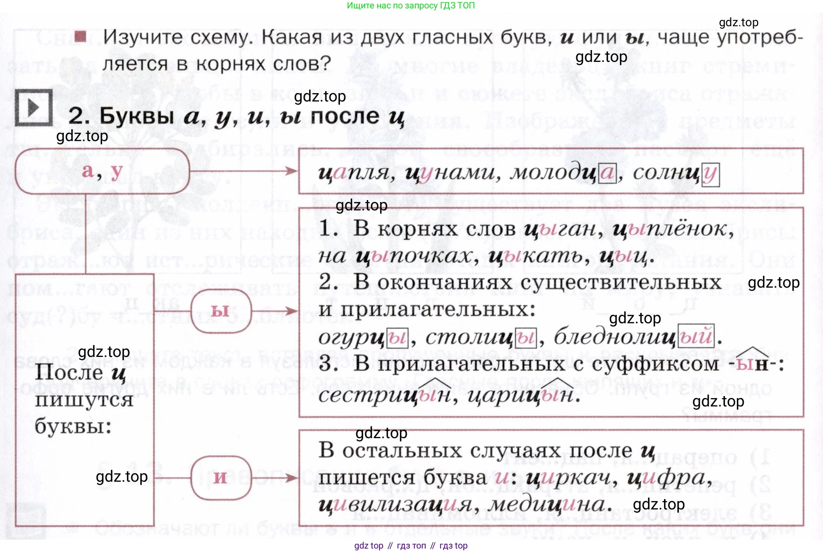 ГДЗ Русский язык, 5 класс Учебник, авторы: Шмелёв Алексей Дмитриевич, Флоренская Эльза Александровна, Габович Фаина Ефимовна, Савчук Лариса Олеговна(2), Шмелёва Елена Яковлевна, издательство Просвещение, Москва, 2021, Часть 1, страница 105, Условие (продолжение 2)