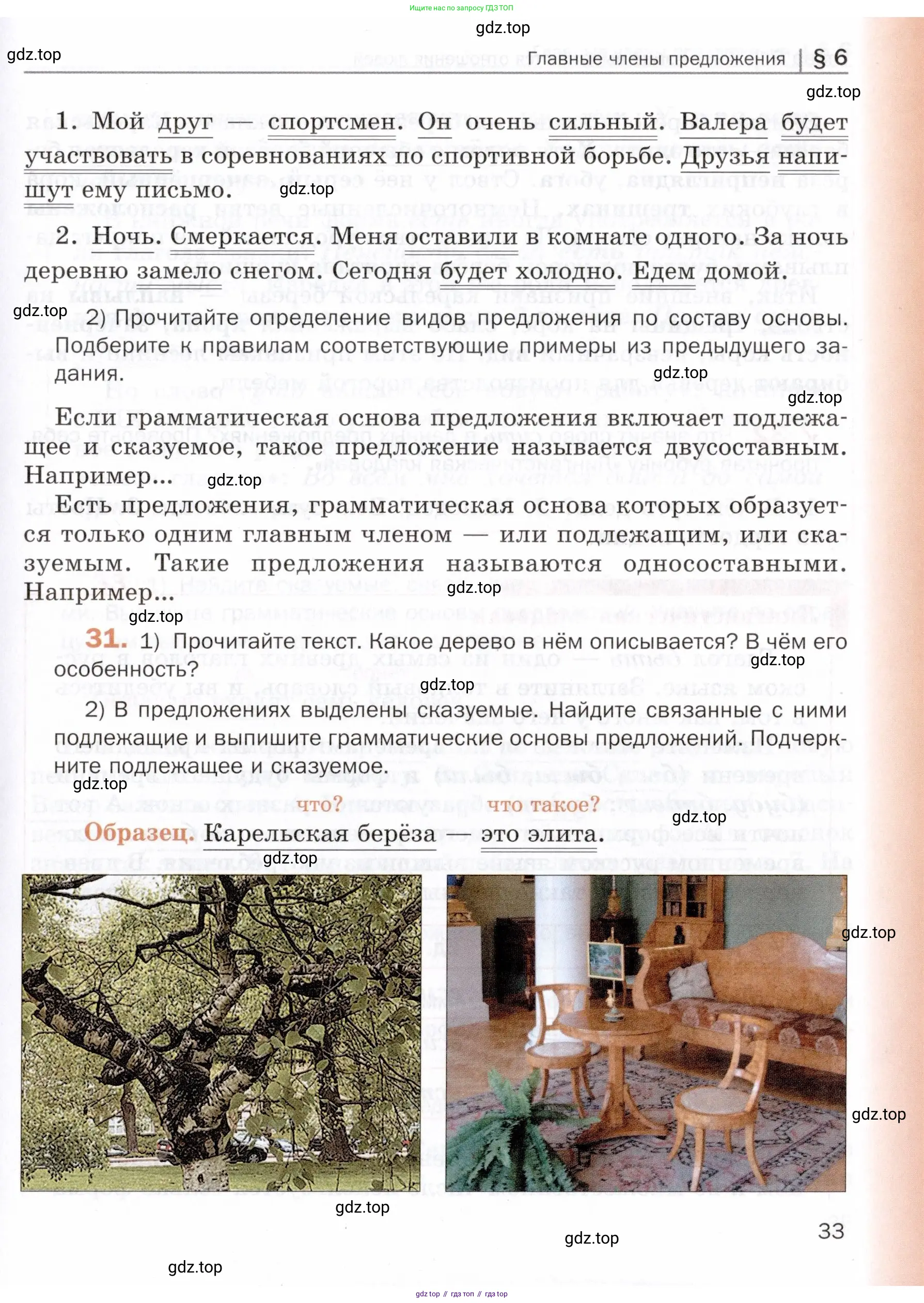 Русский язык, 5 класс Учебник, авторы: Шмелёв Алексей Дмитриевич, Флоренская Эльза Александровна, Габович Фаина Ефимовна, Савчук Лариса Олеговна(2), Шмелёва Елена Яковлевна, издательство Просвещение, Москва, 2021, Часть 1, страница 33