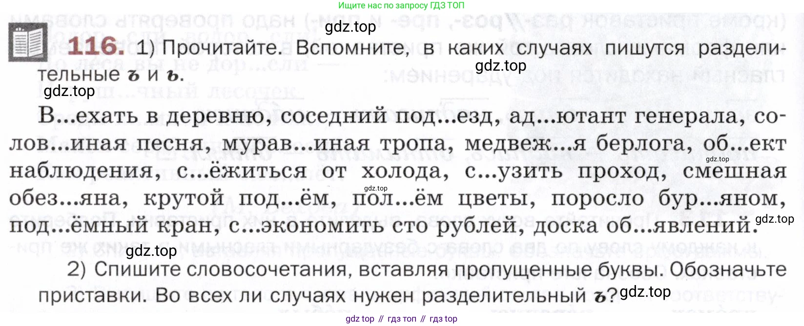 ГДЗ Русский язык, 5 класс Учебник, авторы: Шмелёв Алексей Дмитриевич, Флоренская Эльза Александровна, Габович Фаина Ефимовна, Савчук Лариса Олеговна(2), Шмелёва Елена Яковлевна, издательство Просвещение, Москва, 2021, Часть 1, страница 196, номер 116, Условие