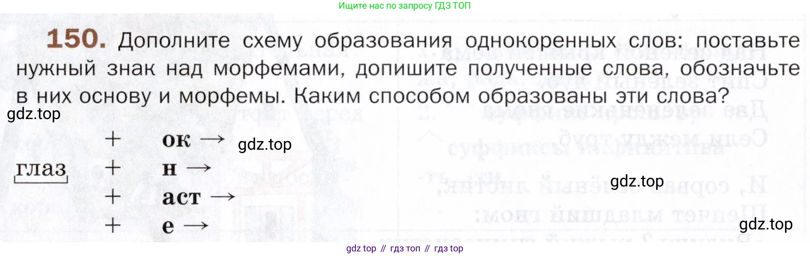 ГДЗ Русский язык, 5 класс Учебник, авторы: Шмелёв Алексей Дмитриевич, Флоренская Эльза Александровна, Габович Фаина Ефимовна, Савчук Лариса Олеговна(2), Шмелёва Елена Яковлевна, издательство Просвещение, Москва, 2021, Часть 1, страница 219, номер 150, Условие