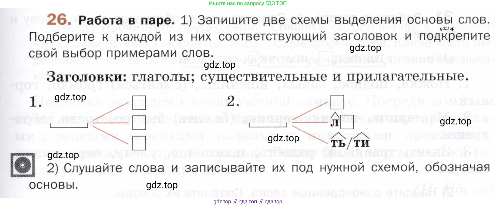 ГДЗ Русский язык, 5 класс Учебник, авторы: Шмелёв Алексей Дмитриевич, Флоренская Эльза Александровна, Габович Фаина Ефимовна, Савчук Лариса Олеговна(2), Шмелёва Елена Яковлевна, издательство Просвещение, Москва, 2021, Часть 1, страница 155, номер 26, Условие
