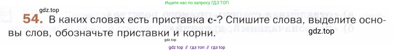 ГДЗ Русский язык, 5 класс Учебник, авторы: Шмелёв Алексей Дмитриевич, Флоренская Эльза Александровна, Габович Фаина Ефимовна, Савчук Лариса Олеговна(2), Шмелёва Елена Яковлевна, издательство Просвещение, Москва, 2021, Часть 1, страница 165, номер 54, Условие