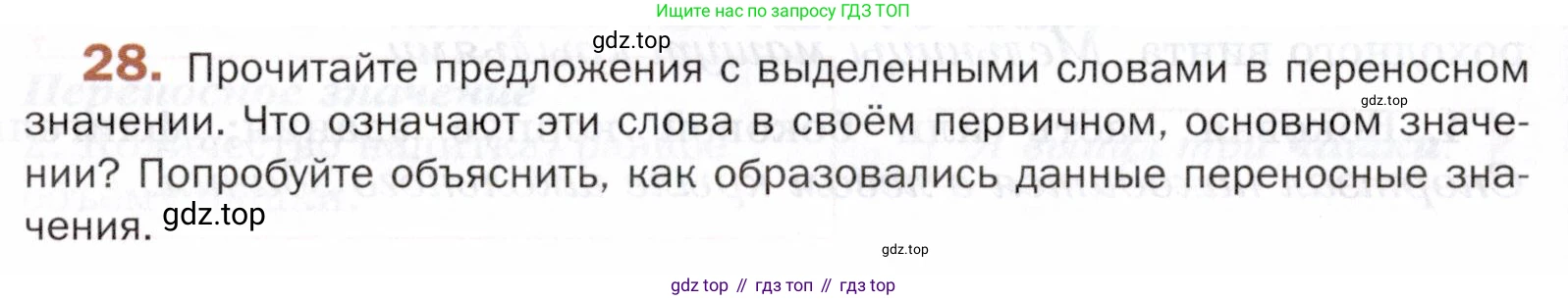 ГДЗ Русский язык, 5 класс Учебник, авторы: Шмелёв Алексей Дмитриевич, Флоренская Эльза Александровна, Габович Фаина Ефимовна, Савчук Лариса Олеговна(2), Шмелёва Елена Яковлевна, издательство Просвещение, Москва, 2021, Часть 1, страница 244, номер 28, Условие