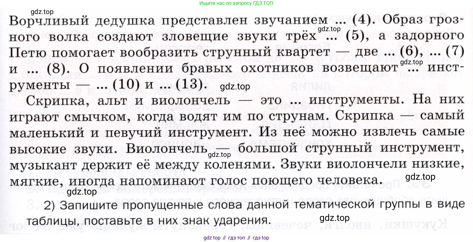 ГДЗ Русский язык, 5 класс Учебник, авторы: Шмелёв Алексей Дмитриевич, Флоренская Эльза Александровна, Габович Фаина Ефимовна, Савчук Лариса Олеговна(2), Шмелёва Елена Яковлевна, издательство Просвещение, Москва, 2021, Часть 1, страница 248, номер 33, Условие (продолжение 2)