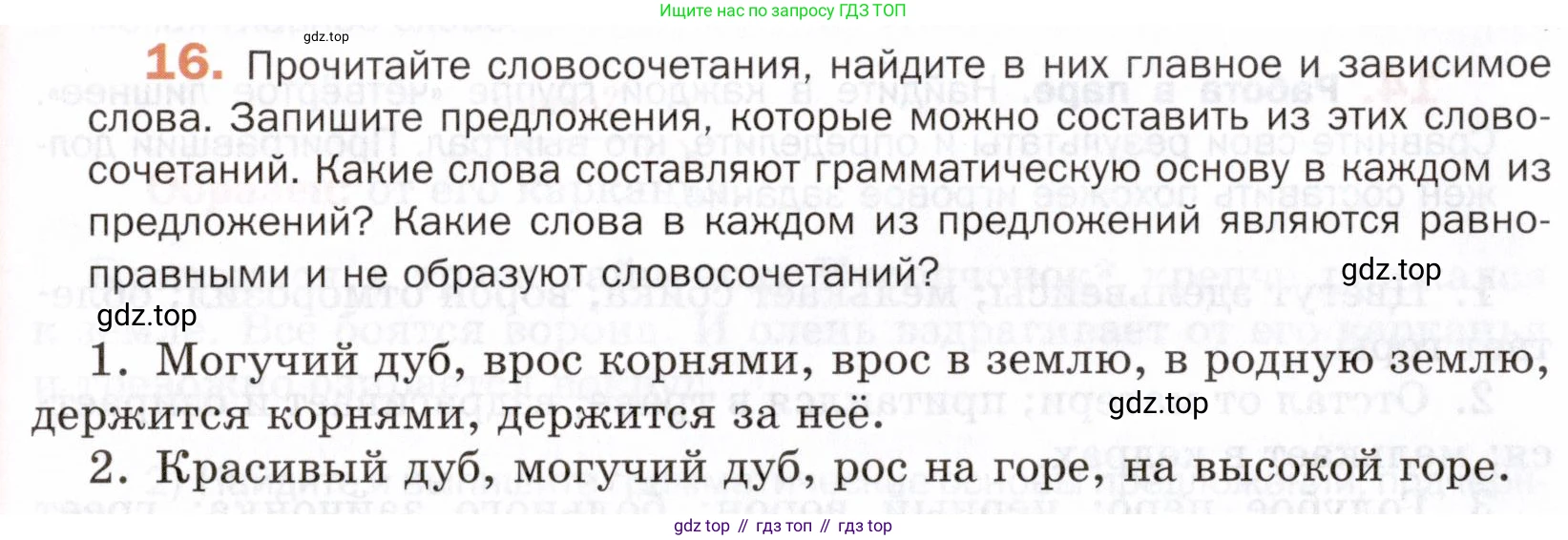 ГДЗ Русский язык, 5 класс Учебник, авторы: Шмелёв Алексей Дмитриевич, Флоренская Эльза Александровна, Габович Фаина Ефимовна, Савчук Лариса Олеговна(2), Шмелёва Елена Яковлевна, издательство Просвещение, Москва, 2021, Часть 2, страница 20, номер 16, Условие