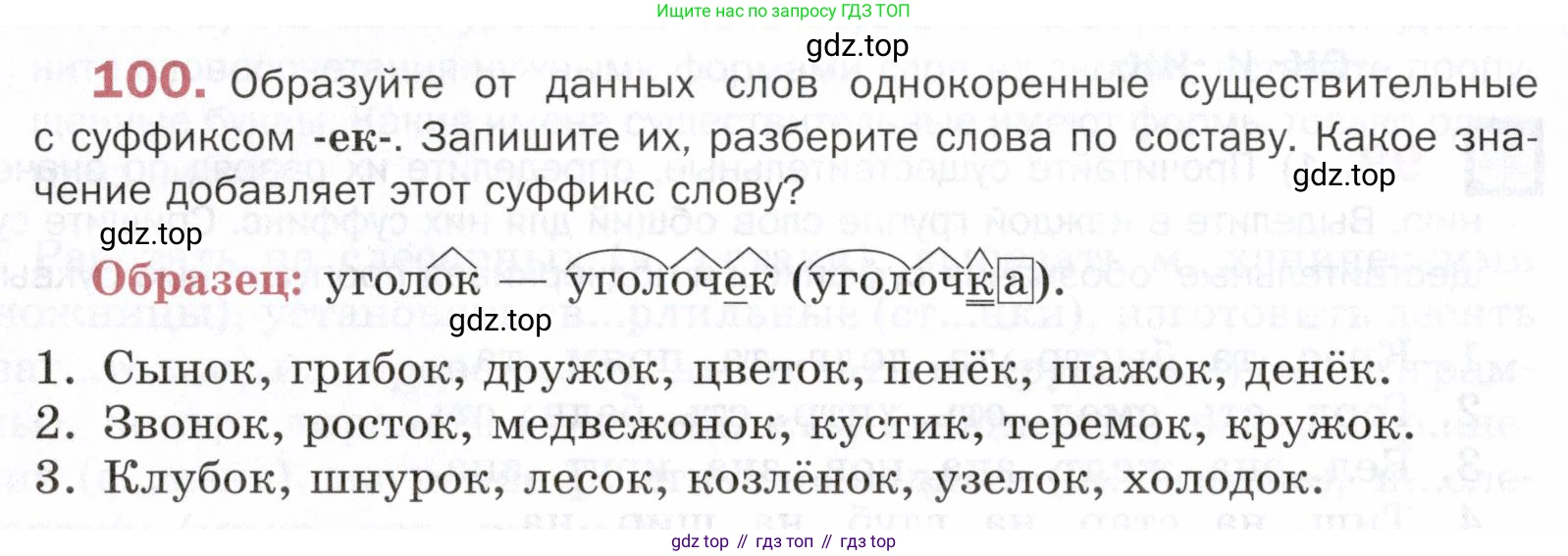 ГДЗ Русский язык, 5 класс Учебник, авторы: Шмелёв Алексей Дмитриевич, Флоренская Эльза Александровна, Габович Фаина Ефимовна, Савчук Лариса Олеговна(2), Шмелёва Елена Яковлевна, издательство Просвещение, Москва, 2021, Часть 2, страница 162, номер 100, Условие