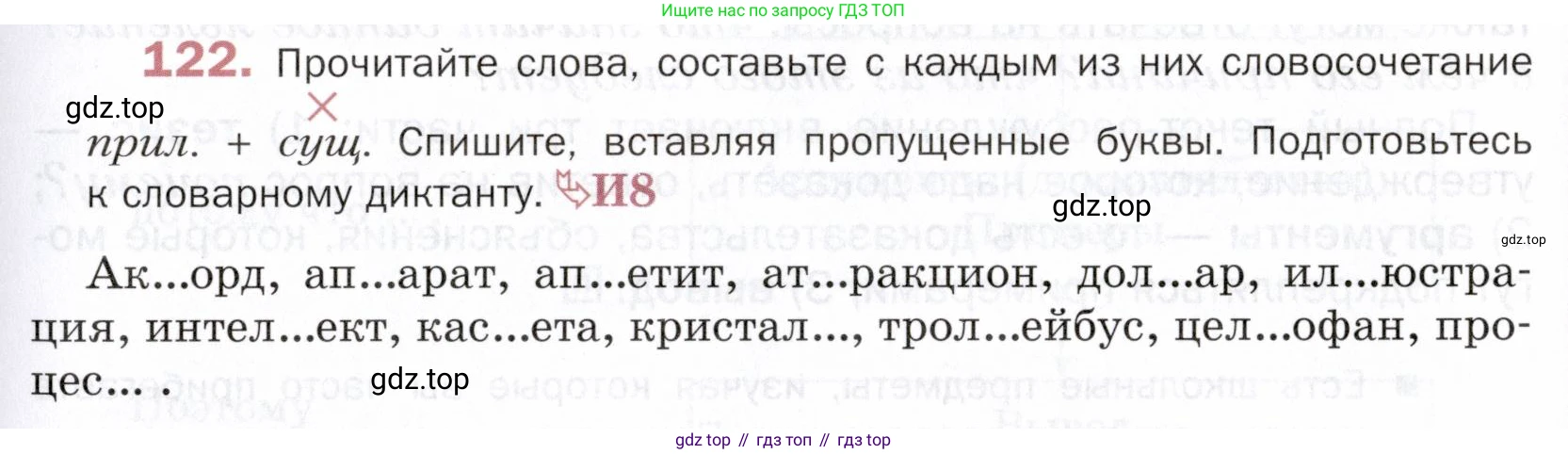 ГДЗ Русский язык, 5 класс Учебник, авторы: Шмелёв Алексей Дмитриевич, Флоренская Эльза Александровна, Габович Фаина Ефимовна, Савчук Лариса Олеговна(2), Шмелёва Елена Яковлевна, издательство Просвещение, Москва, 2021, Часть 2, страница 173, номер 122, Условие