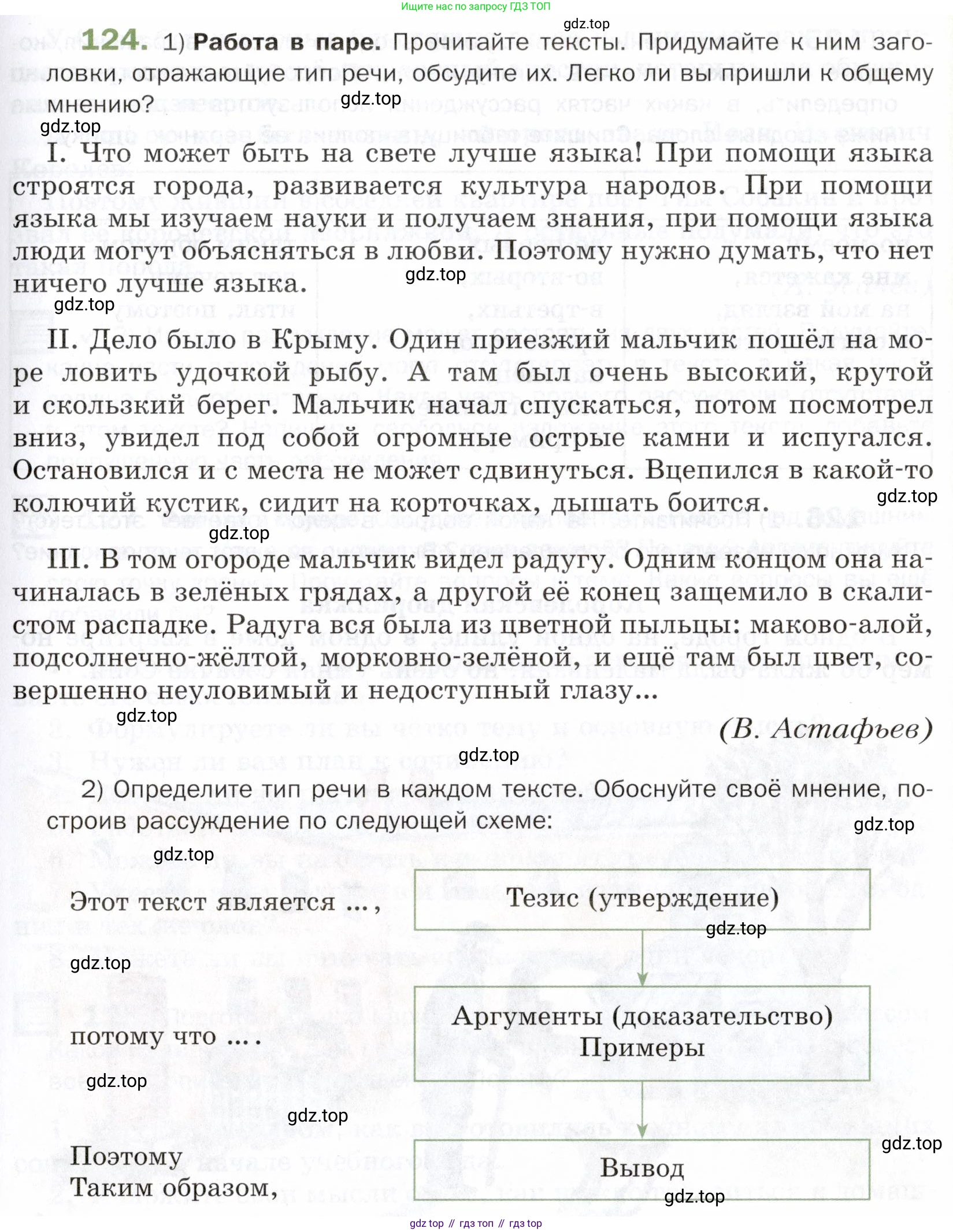 ГДЗ Русский язык, 5 класс Учебник, авторы: Шмелёв Алексей Дмитриевич, Флоренская Эльза Александровна, Габович Фаина Ефимовна, Савчук Лариса Олеговна(2), Шмелёва Елена Яковлевна, издательство Просвещение, Москва, 2021, Часть 2, страница 175, номер 124, Условие