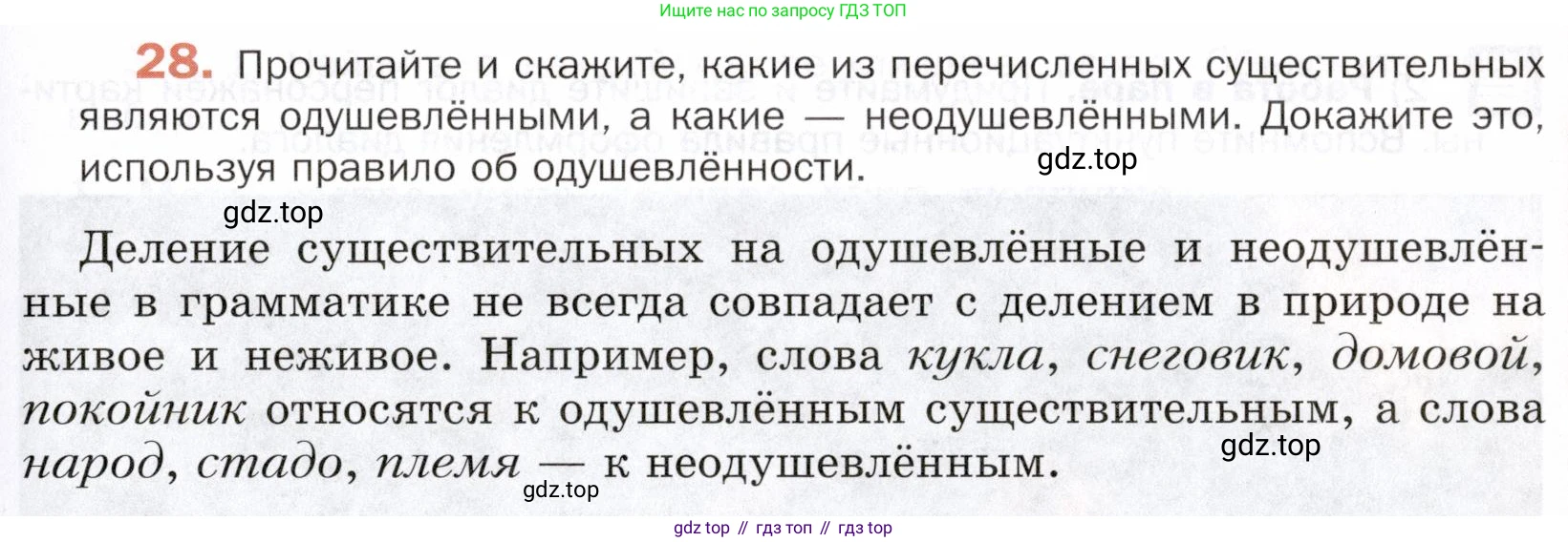 ГДЗ Русский язык, 5 класс Учебник, авторы: Шмелёв Алексей Дмитриевич, Флоренская Эльза Александровна, Габович Фаина Ефимовна, Савчук Лариса Олеговна(2), Шмелёва Елена Яковлевна, издательство Просвещение, Москва, 2021, Часть 2, страница 123, номер 28, Условие